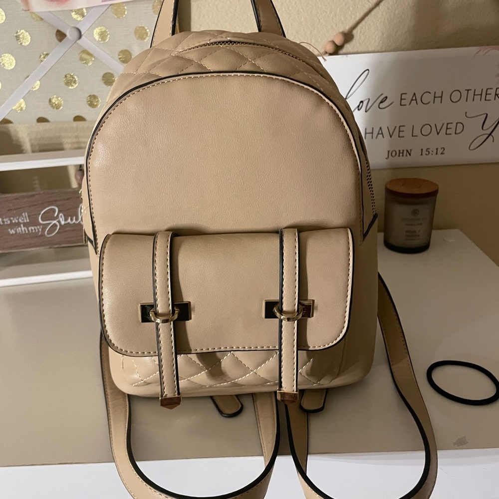 Elegant Beige Backpack